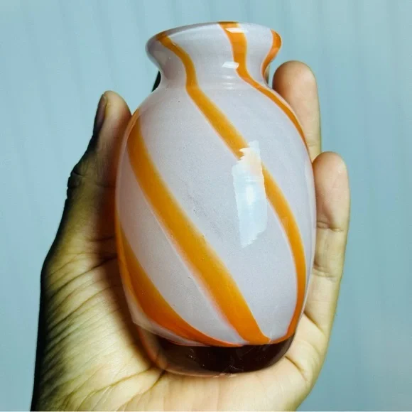 Anthropologie Peper Glass Bud Vase Hot Pink Home Office Decor Elegant - Picture 5 of 8